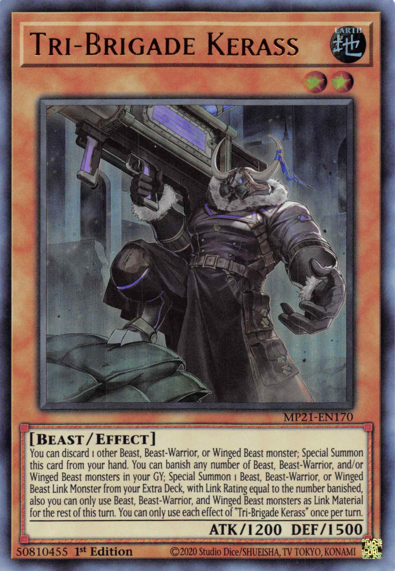 Tri-Brigade Kerass [MP21-EN170] Ultra Rare | Total Play