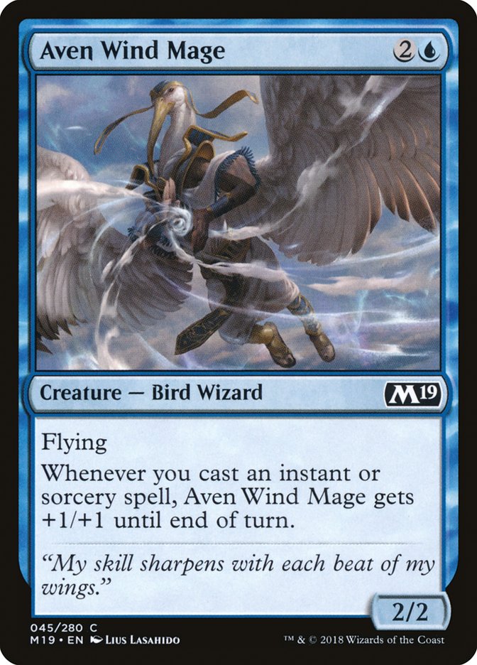 Aven Wind Mage [Core Set 2019] | Total Play