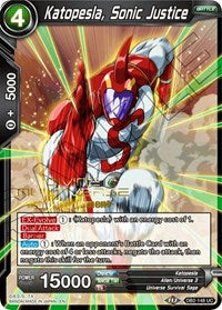 Katopesla, Sonic Justice (Divine Multiverse Draft Tournament) (DB2-148) [Tournament Promotion Cards] | Total Play