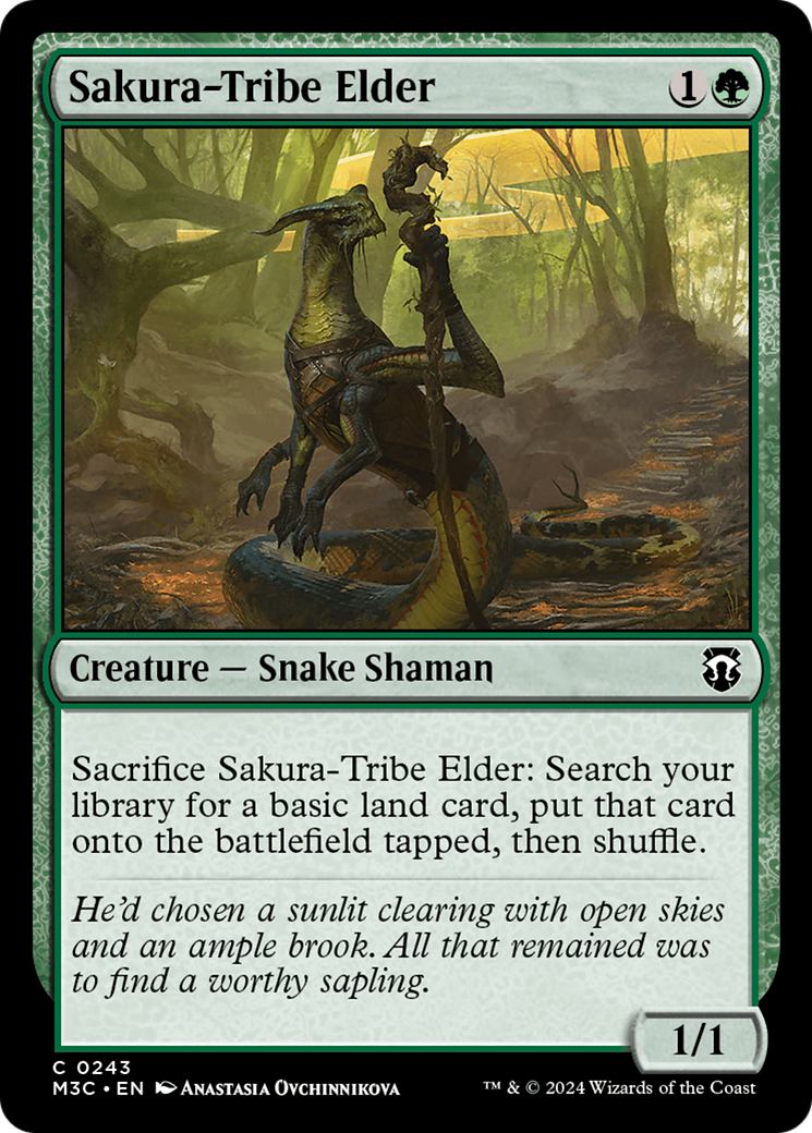 Sakura-Tribe Elder (Ripple Foil) [Modern Horizons 3 Commander] | Total Play