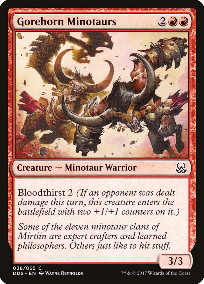 Gorehorn Minotaurs [Duel Decks: Mind vs. Might] | Total Play