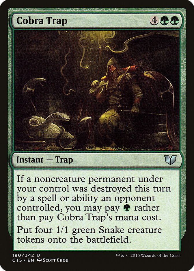 Cobra Trap [Commander 2015] | Total Play