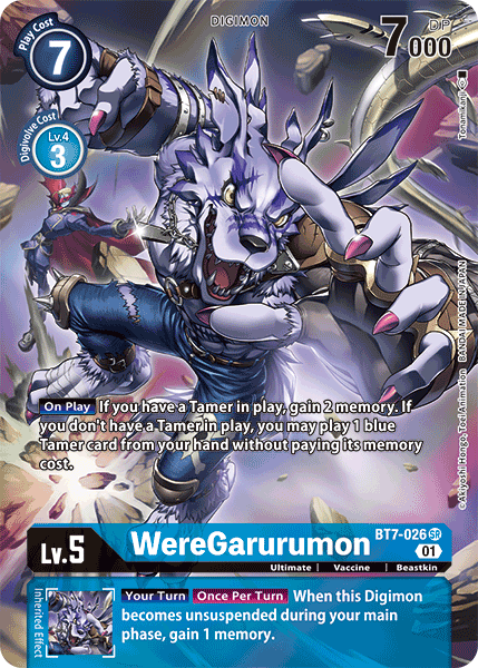 WereGarurumon [BT7-026] (Alternate Art) [Next Adventure] | Total Play