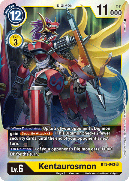 Kentaurosmon [BT3-043] [Release Special Booster Ver.1.0] | Total Play