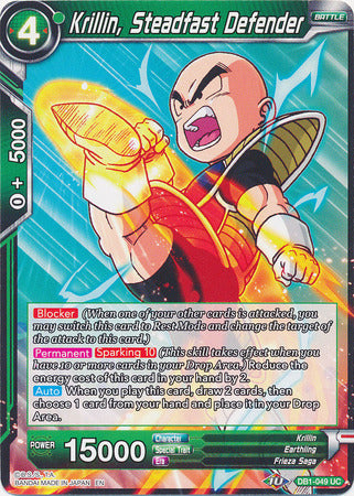 Krillin, Steadfast Defender (DB1-049) [Dragon Brawl] | Total Play
