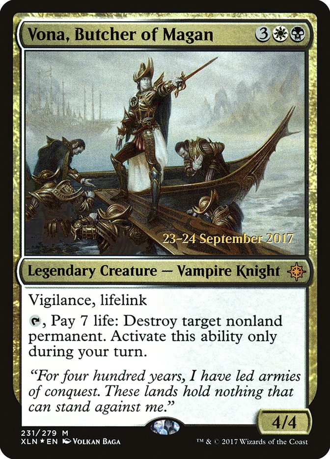 Vona, Butcher of Magan [Ixalan Prerelease Promos] | Total Play