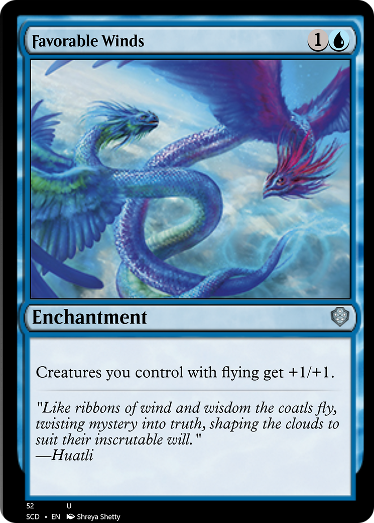 Favorable Winds [Starter Commander Decks] | Total Play
