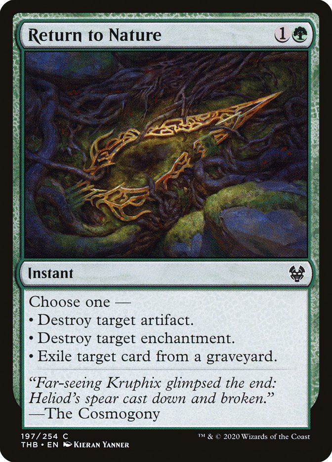 Return to Nature [Theros Beyond Death] | Total Play