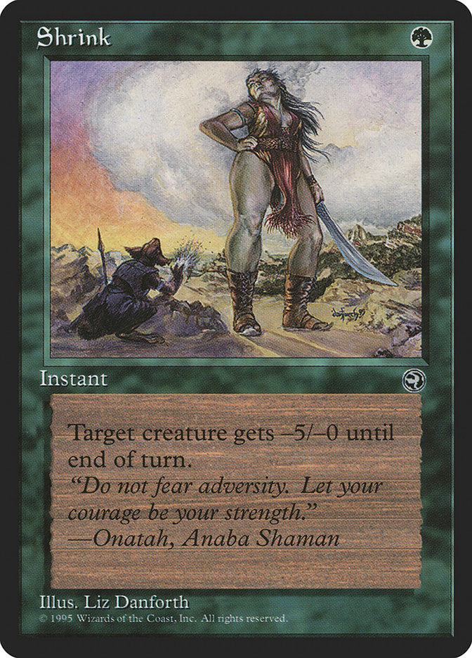 Shrink (Onatah Flavor Text) [Homelands] | Total Play