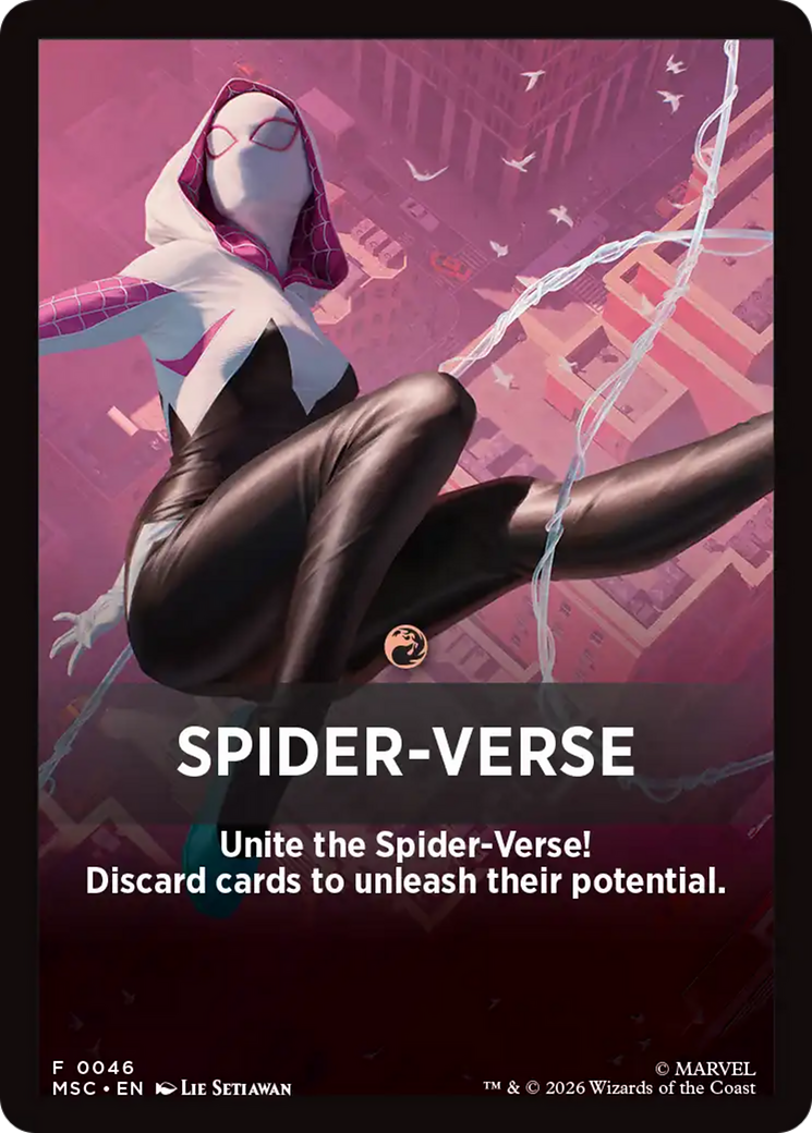 Spider-Verse Theme Card [Marvel Super Heroes Commander] | Total Play