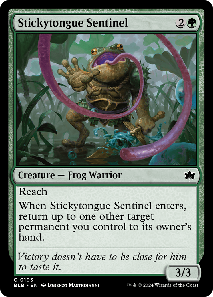 Stickytongue Sentinel [Bloomburrow] | Total Play