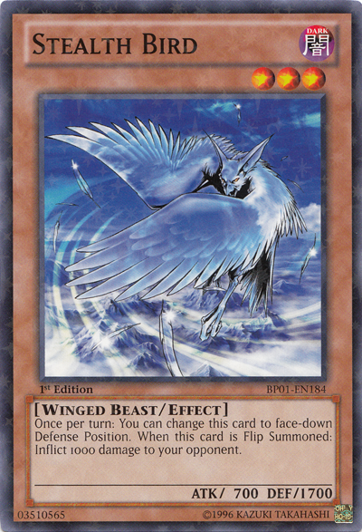 Stealth Bird [BP01-EN184] Starfoil Rare | Total Play