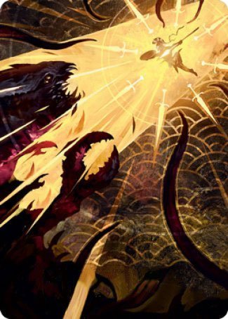 Defiant Strike Art Card [Strixhaven: School of Mages Art Series] | Total Play