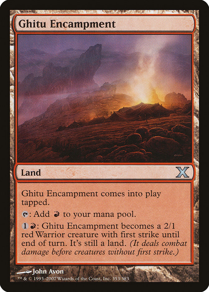 Ghitu Encampment [Tenth Edition] | Total Play