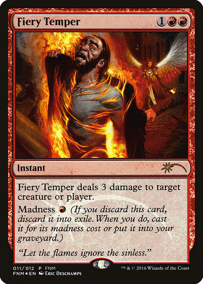 Fiery Temper [Friday Night Magic 2016] | Total Play