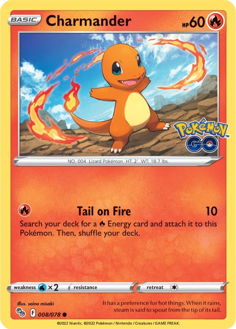 Charmander (008/078) [Pokémon GO] | Total Play