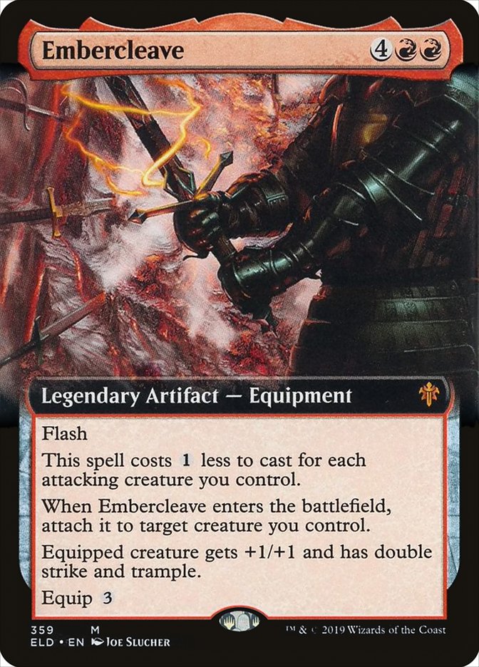 Embercleave (Extended Art) [Throne of Eldraine] | Total Play