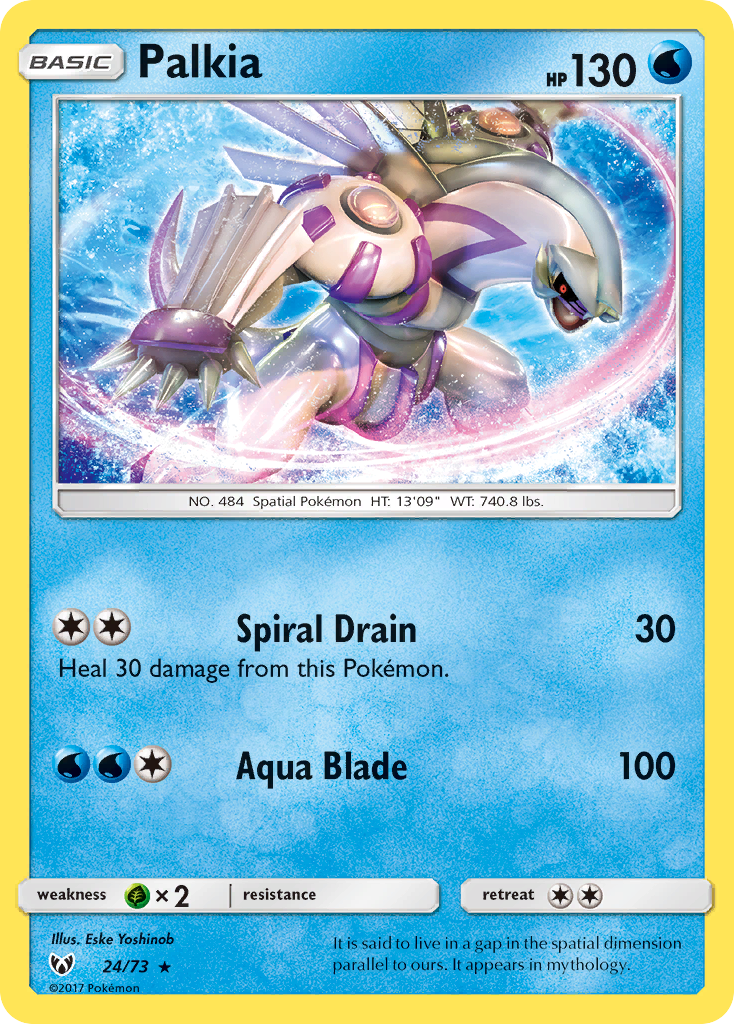 Palkia (24/73) [Sun & Moon: Shining Legends] | Total Play