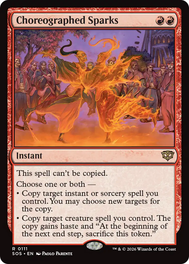 Choreographed Sparks [Secrets of Strixhaven] | Total Play