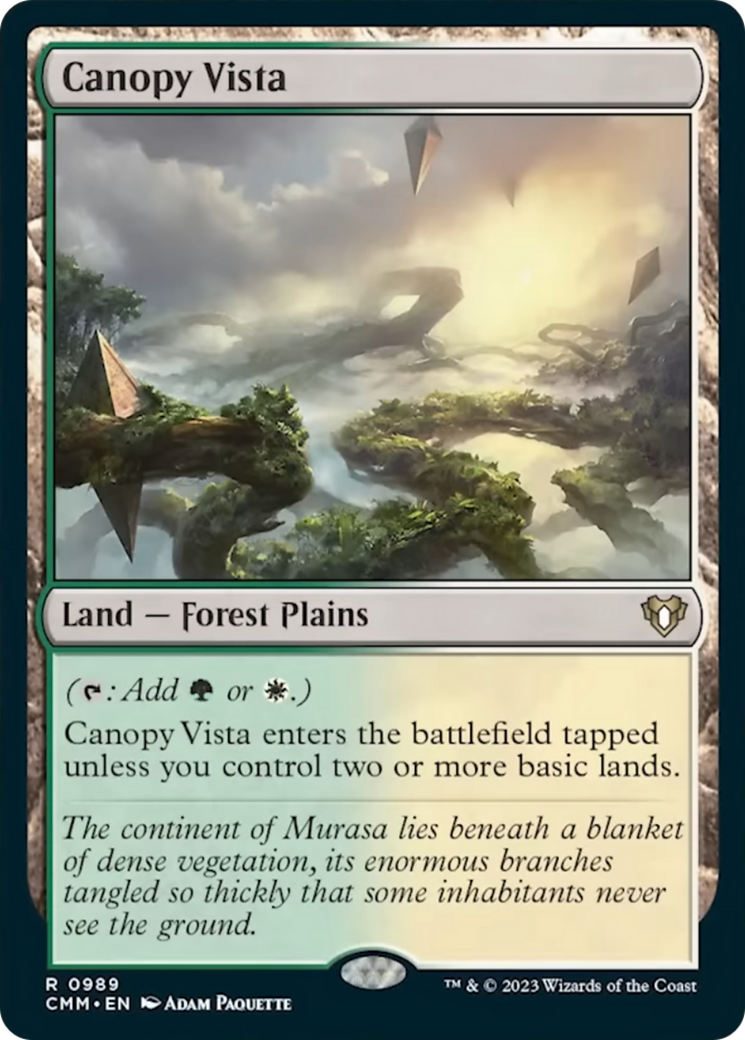 Canopy Vista [Commander Masters] | Total Play