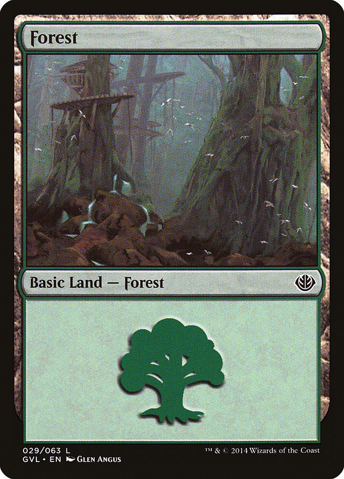 Forest (29) (Garruk vs. Liliana) [Duel Decks Anthology] | Total Play