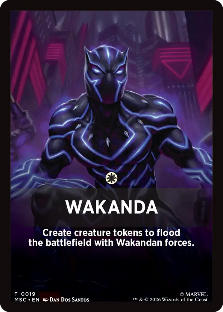 Wakanda Theme Card [Marvel Super Heroes Commander] | Total Play