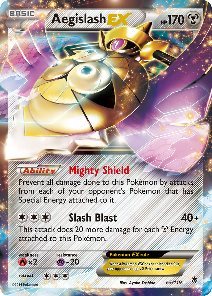Aegislash EX (65/119) [XY: Phantom Forces] | Total Play