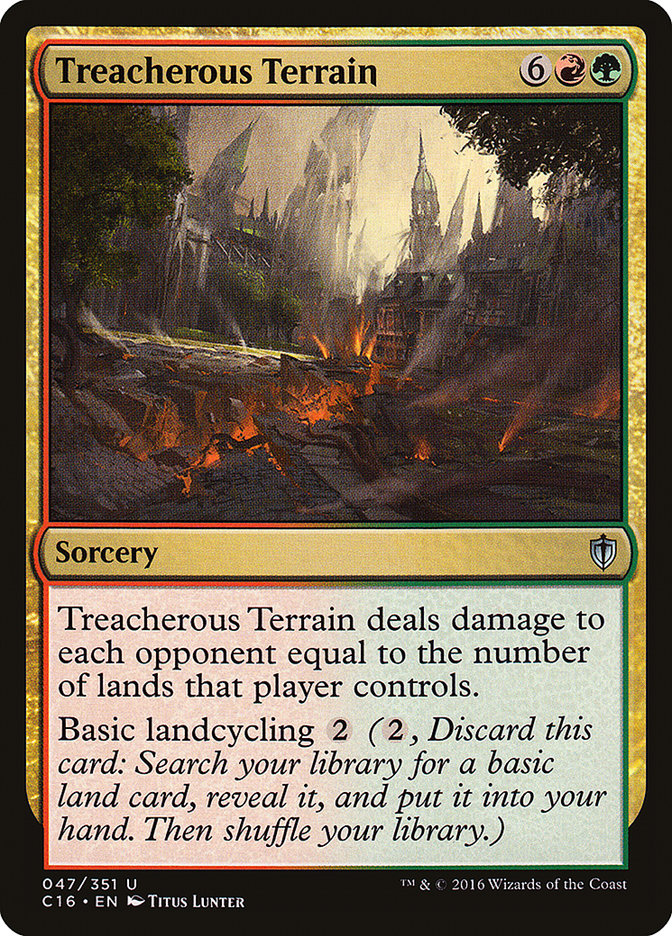 Treacherous Terrain [Commander 2016] | Total Play