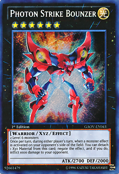 Photon Strike Bounzer [GAOV-EN043] Secret Rare | Total Play