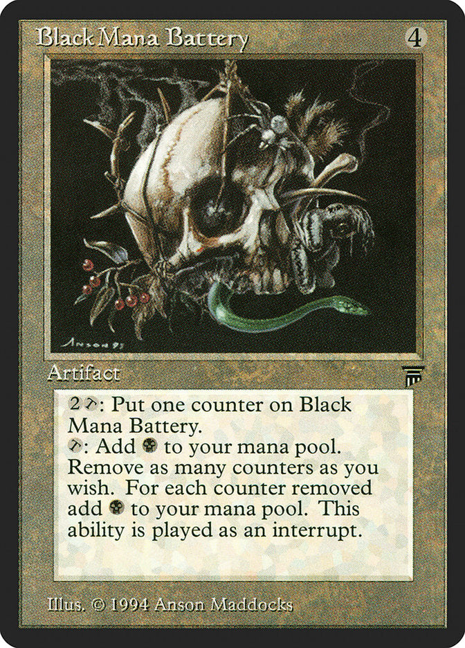 Black Mana Battery [Legends] | Total Play