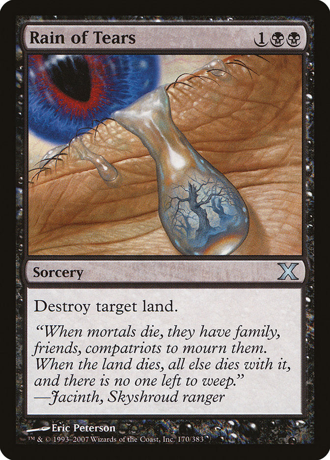 Rain of Tears [Tenth Edition] | Total Play