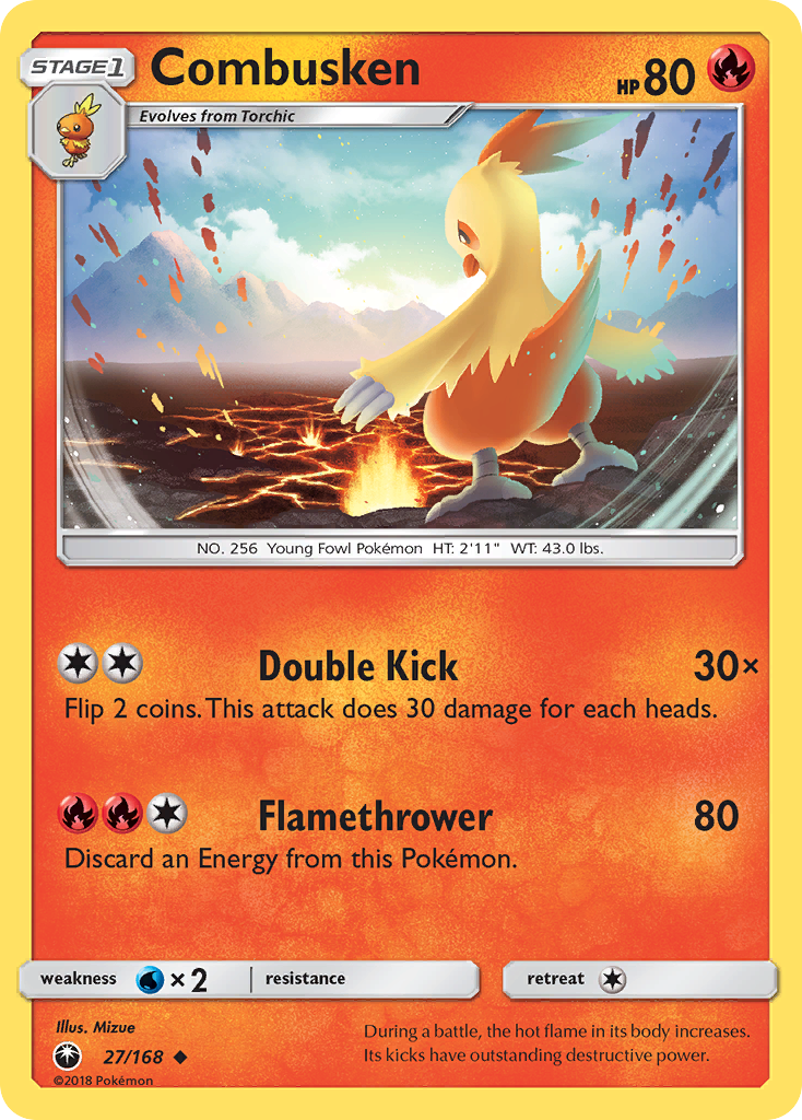 Combusken (27/168) [Sun & Moon: Celestial Storm] | Total Play