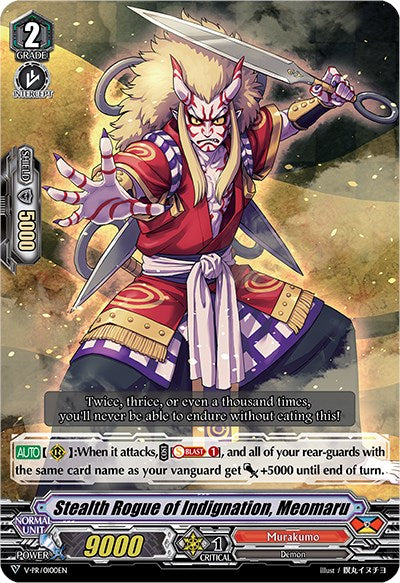 Stealth Rogue of Indignation, Meomaru (V-PR/0100EN) [V Promo Cards] | Total Play