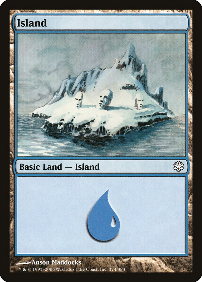 Island (374) [Coldsnap Theme Decks] | Total Play