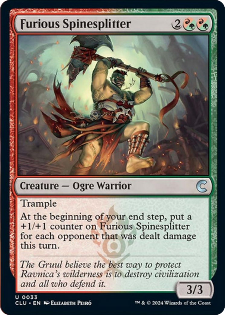 Furious Spinesplitter [Ravnica: Clue Edition] | Total Play