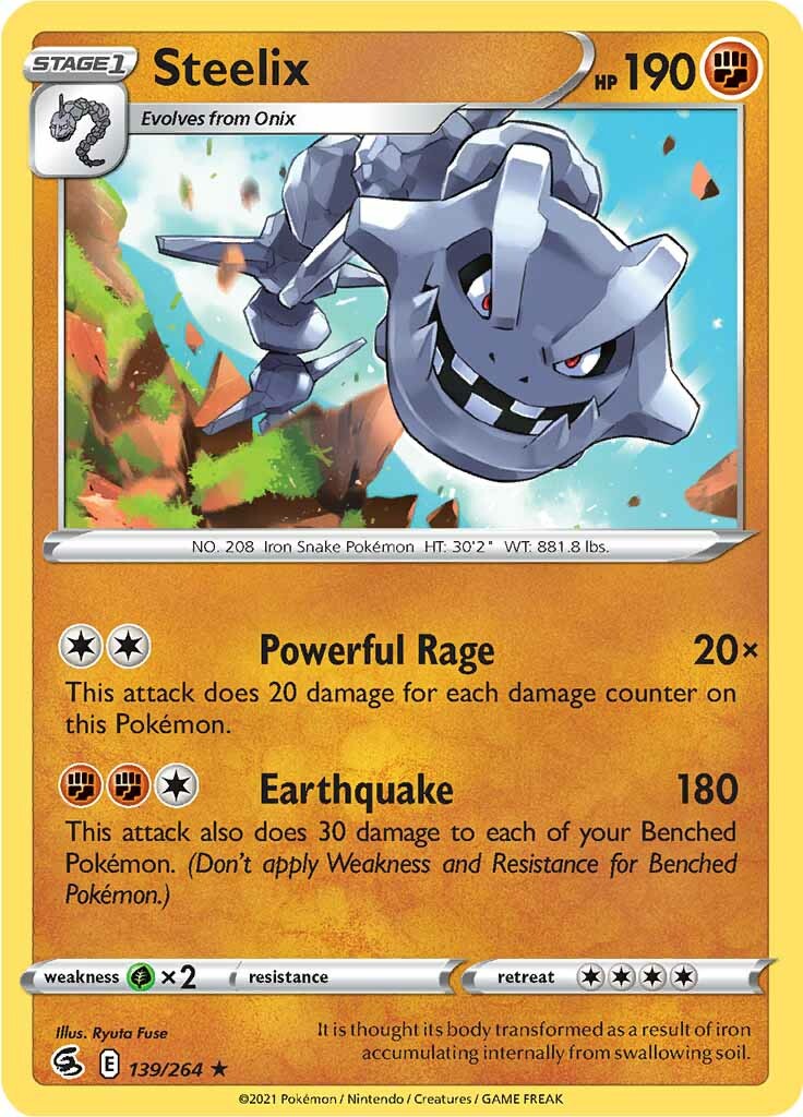 Steelix (139/264) [Sword & Shield: Fusion Strike] | Total Play