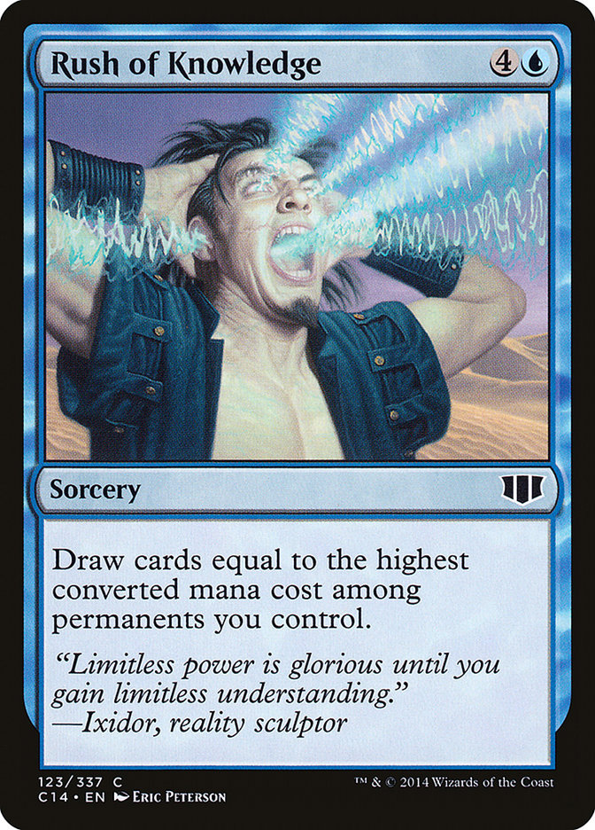 Rush of Knowledge [Commander 2014] | Total Play