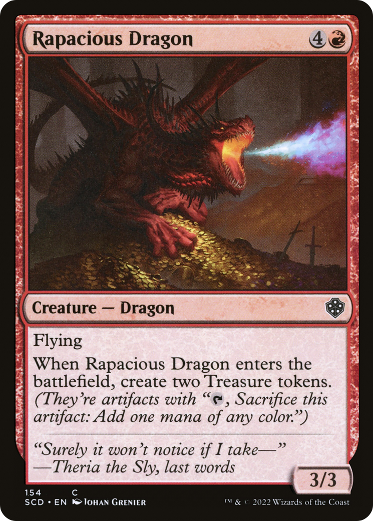 Rapacious Dragon [Starter Commander Decks] | Total Play