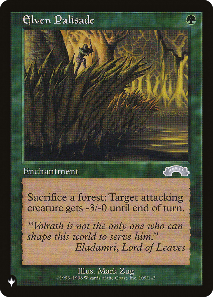 Elven Palisade [The List] | Total Play