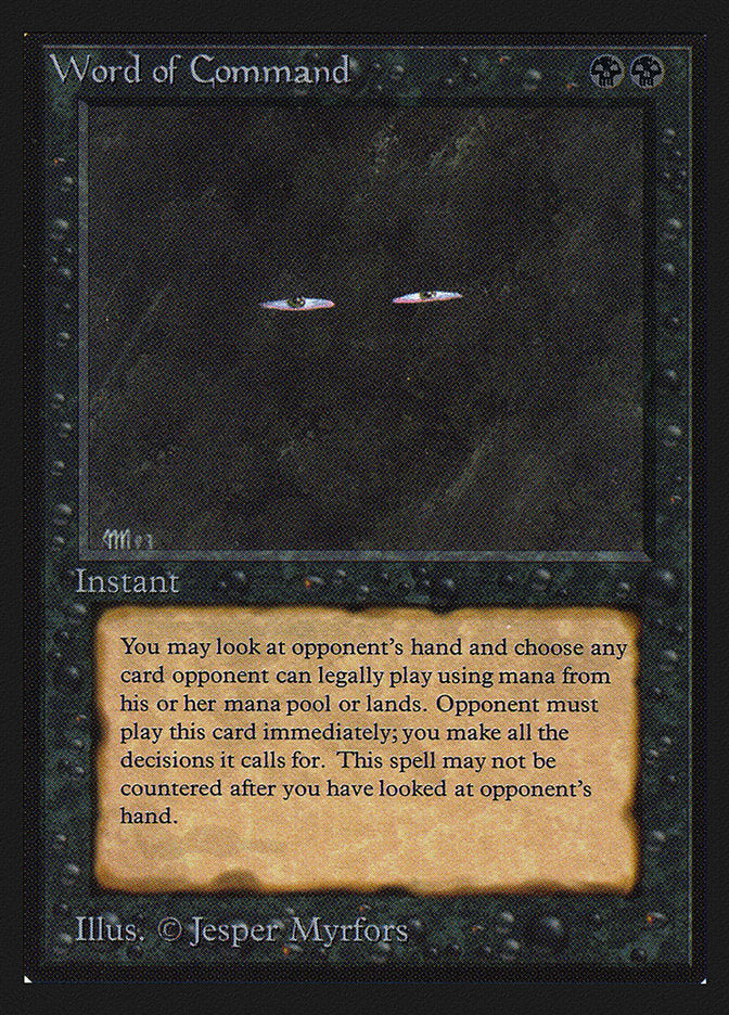 Word of Command [International Collectors' Edition] | Total Play