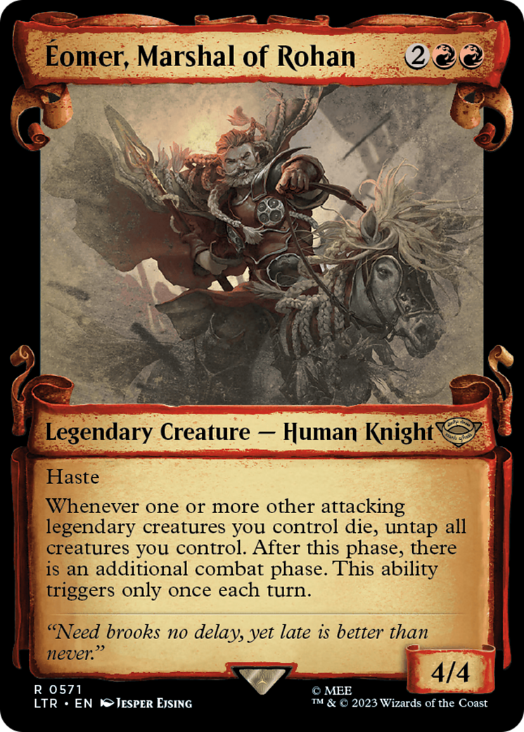 Eomer, Marshal of Rohan [The Lord of the Rings: Tales of Middle-Earth Showcase Scrolls] | Total Play