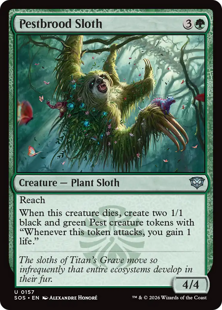 Pestbrood Sloth [Secrets of Strixhaven] | Total Play