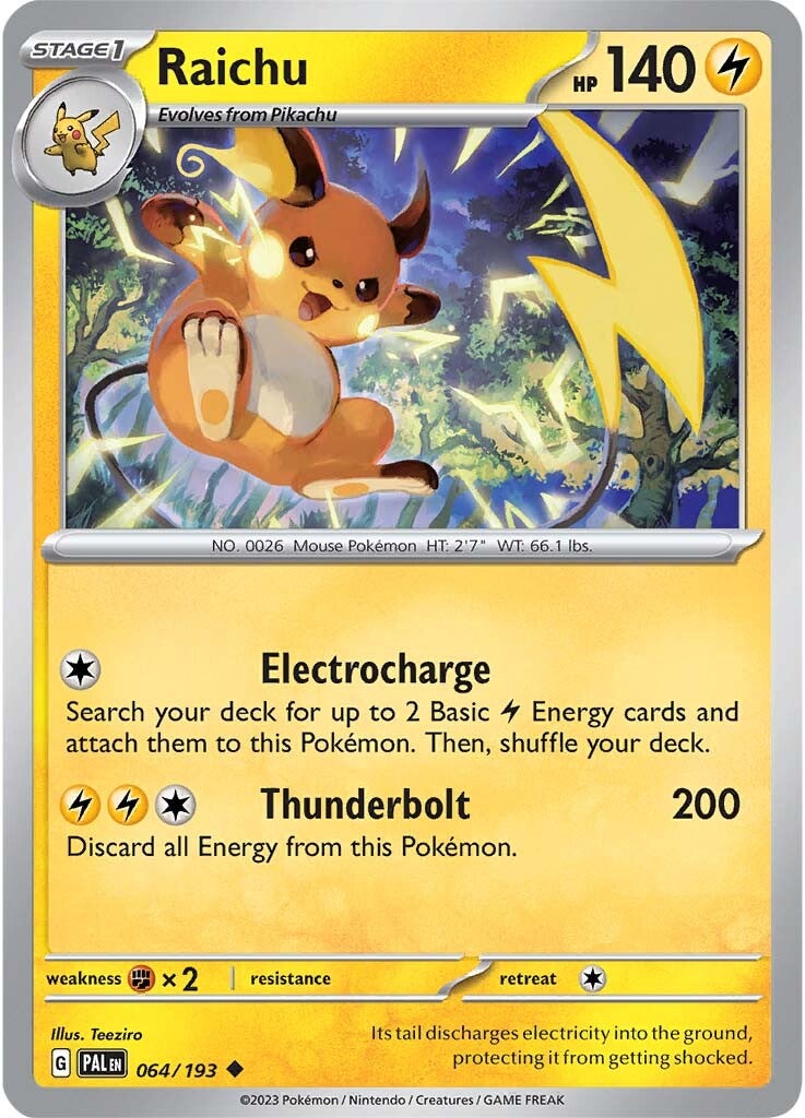 Raichu (064/193) [Scarlet & Violet: Paldea Evolved] | Total Play