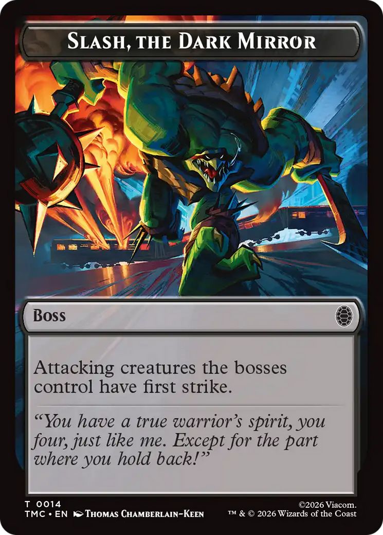 Slash, The Dark Mirror [Teenage Mutant Ninja Turtles Commander Tokens] | Total Play