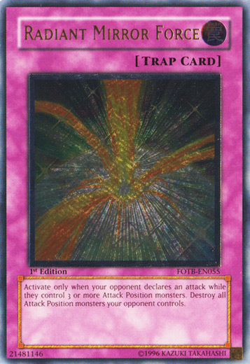 Radiant Mirror Force [FOTB-EN055] Ultimate Rare | Total Play