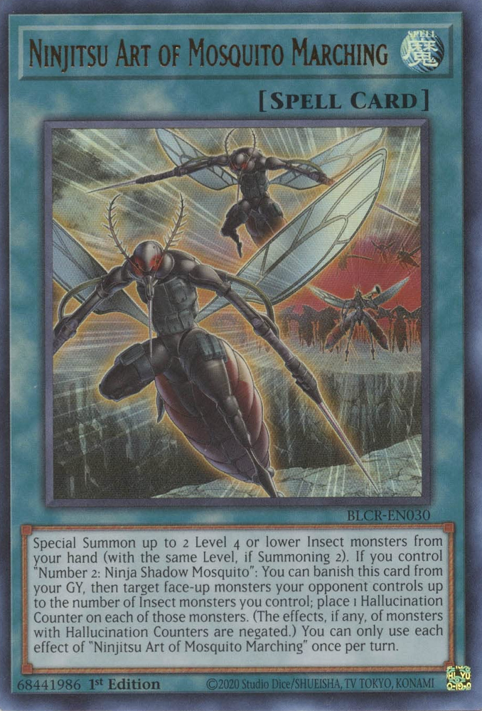 Ninjitsu Art of Mosquito Marching [BLCR-EN030] Ultra Rare | Total Play