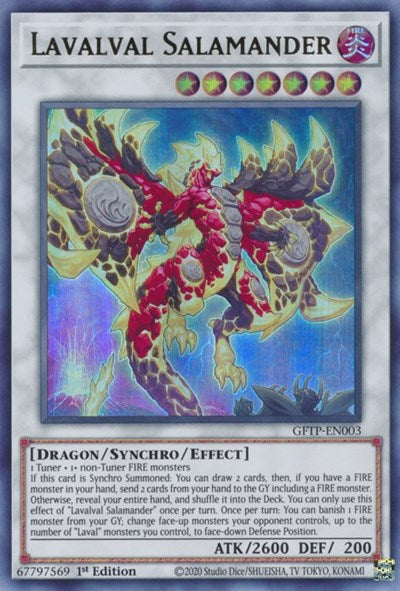 Lavalval Salamander [GFTP-EN003] Ultra Rare | Total Play