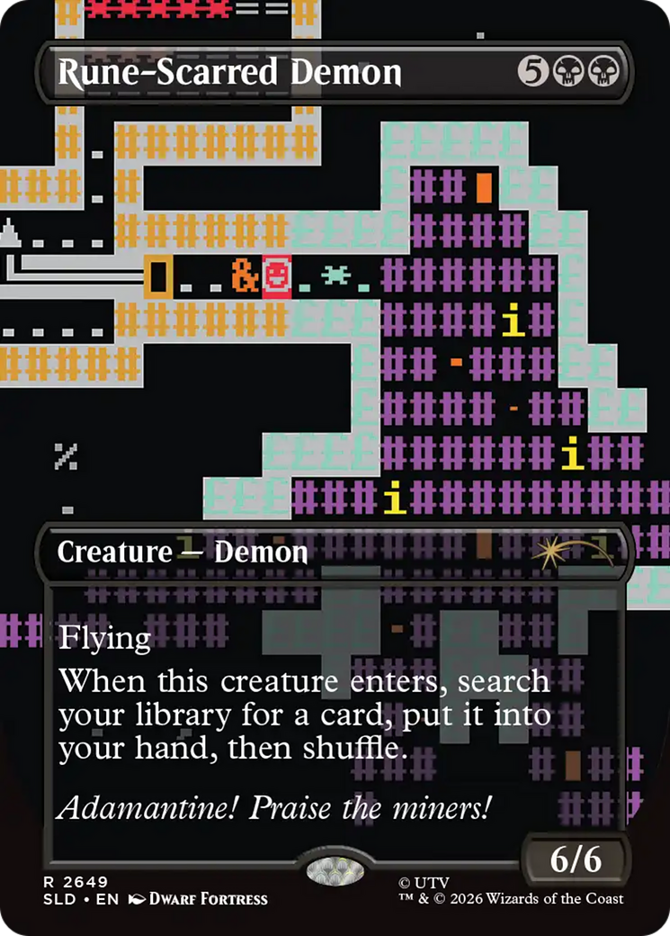 Rune-Scarred Demon [Secret Lair Drop Series] | Total Play
