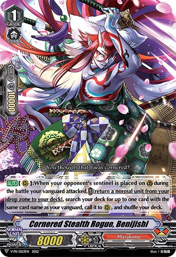 Cornered Stealth Rogue, Benijishi (V-PR/0213EN) [V Promo Cards] | Total Play