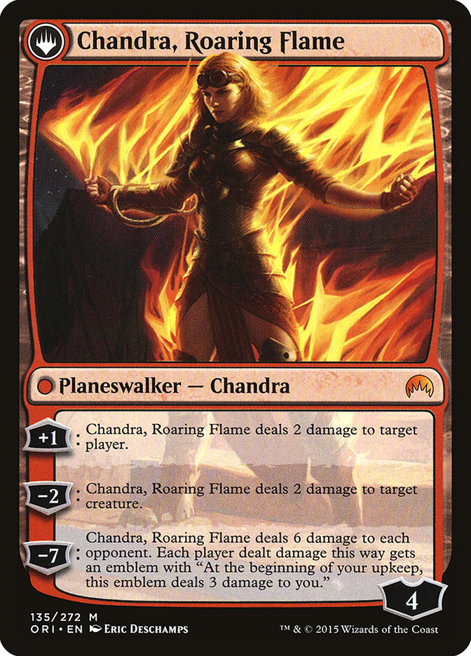 Chandra, Fire of Kaladesh // Chandra, Roaring Flame [Magic Origins] | Total Play